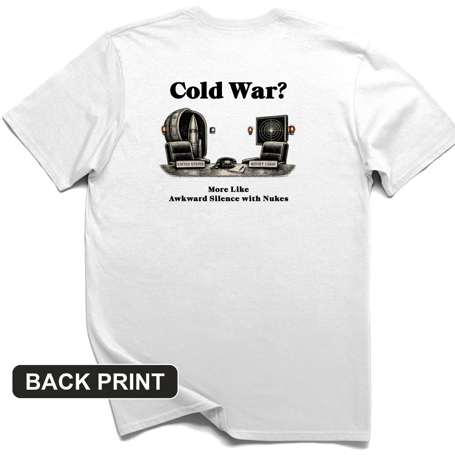 Cold War Back Print T-Shirt