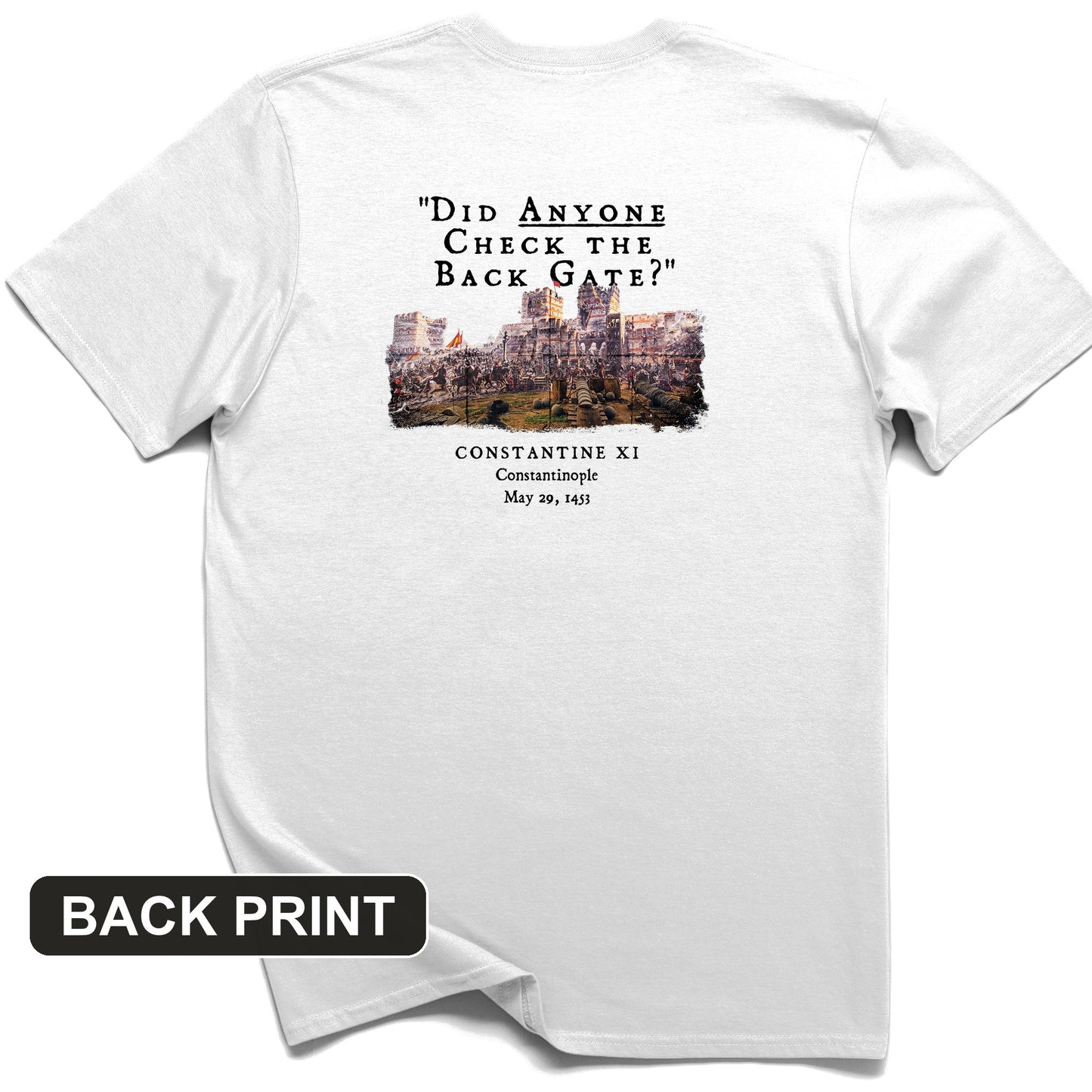 Constantinople Back Print T-Shirt