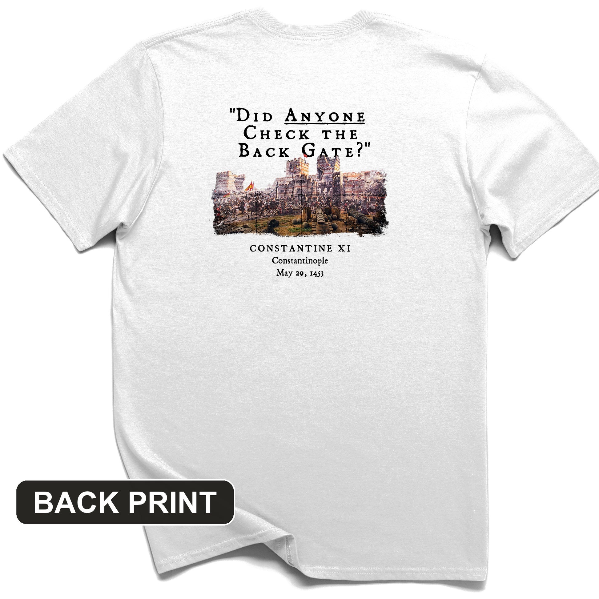 Constantinople Back Print T-Shirt