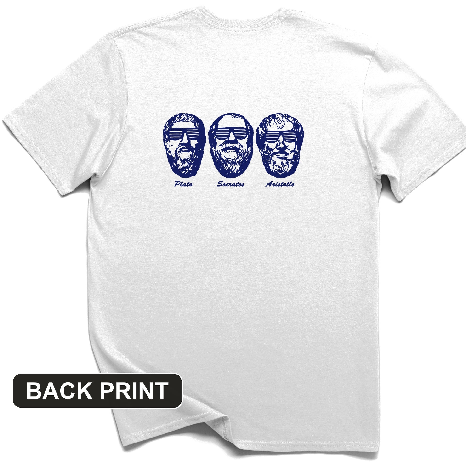 Cool Philosophers Back Print T-Shirt