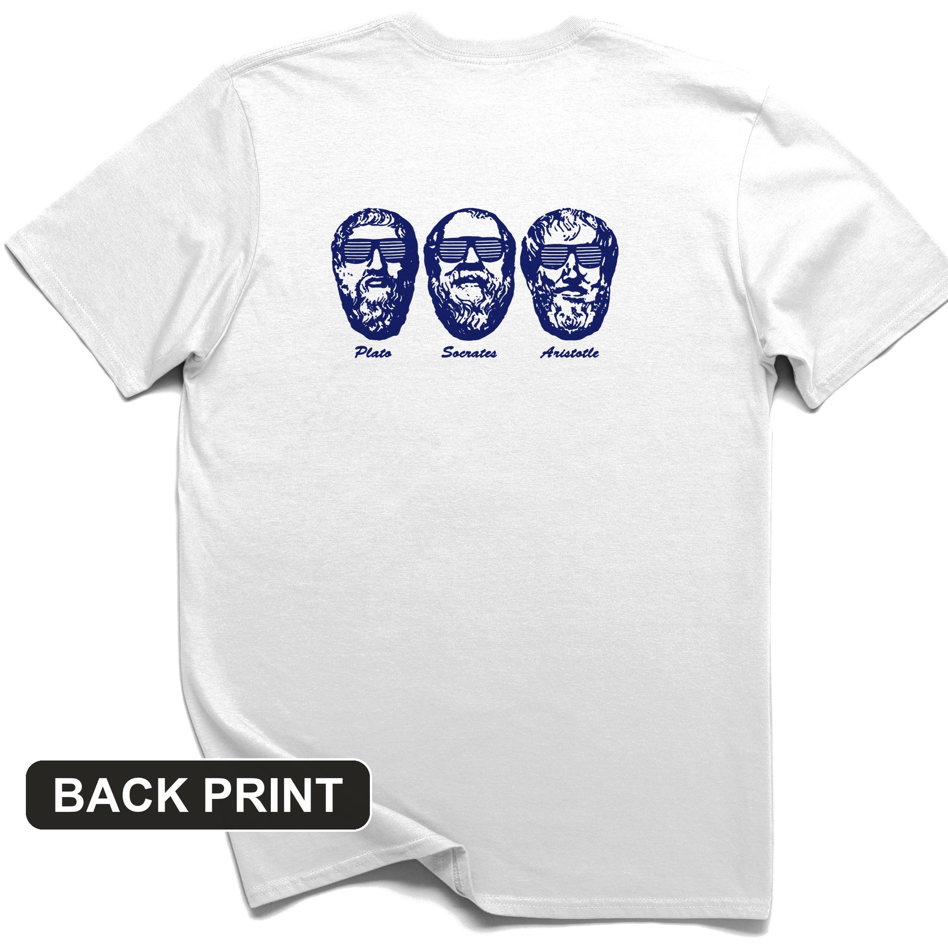 Cool Philosophers Back Print T-Shirt