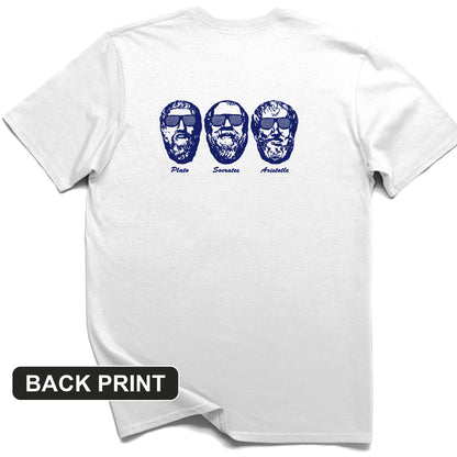 Cool Philosophers Back Print T-Shirt