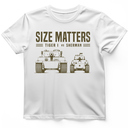 Tiger vs Sherman T-Shirt White / S