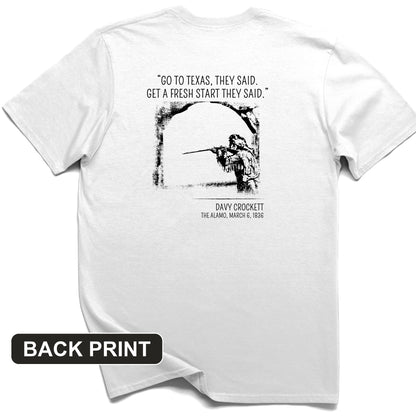 Davy Crockett Back Print T-Shirt