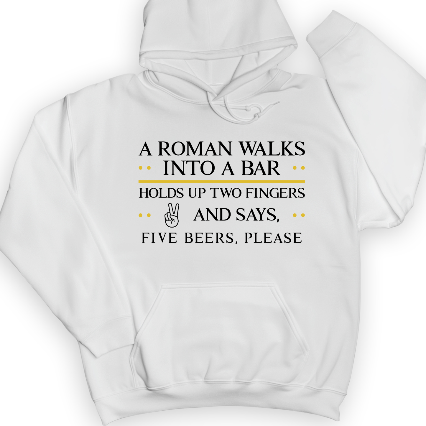 Roman Walks Into a Bar Hoodie