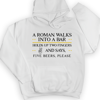 Roman Walks Into a Bar Hoodie