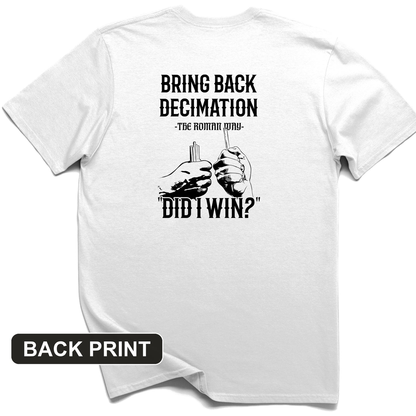 Decimation Back Print T-Shirt