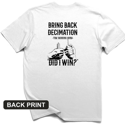 Decimation Back Print T-Shirt