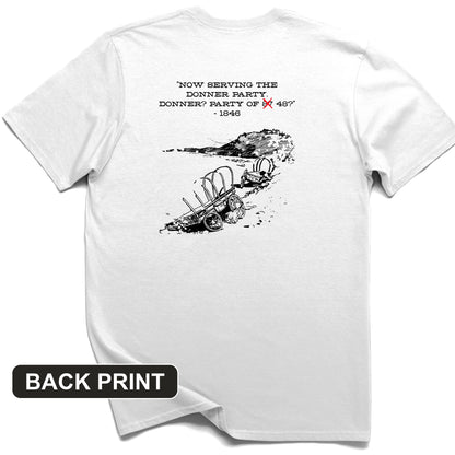 Donner Party Back Print T-Shirt