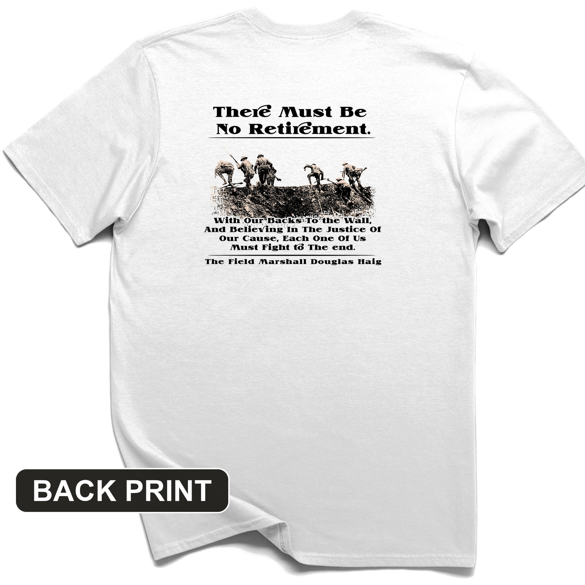 Douglas Haig Back Print T-Shirt