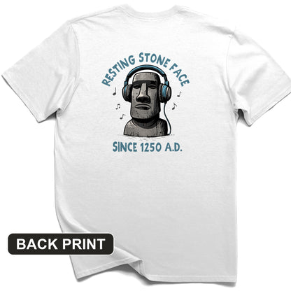 Easter Island Back Print T-Shirt