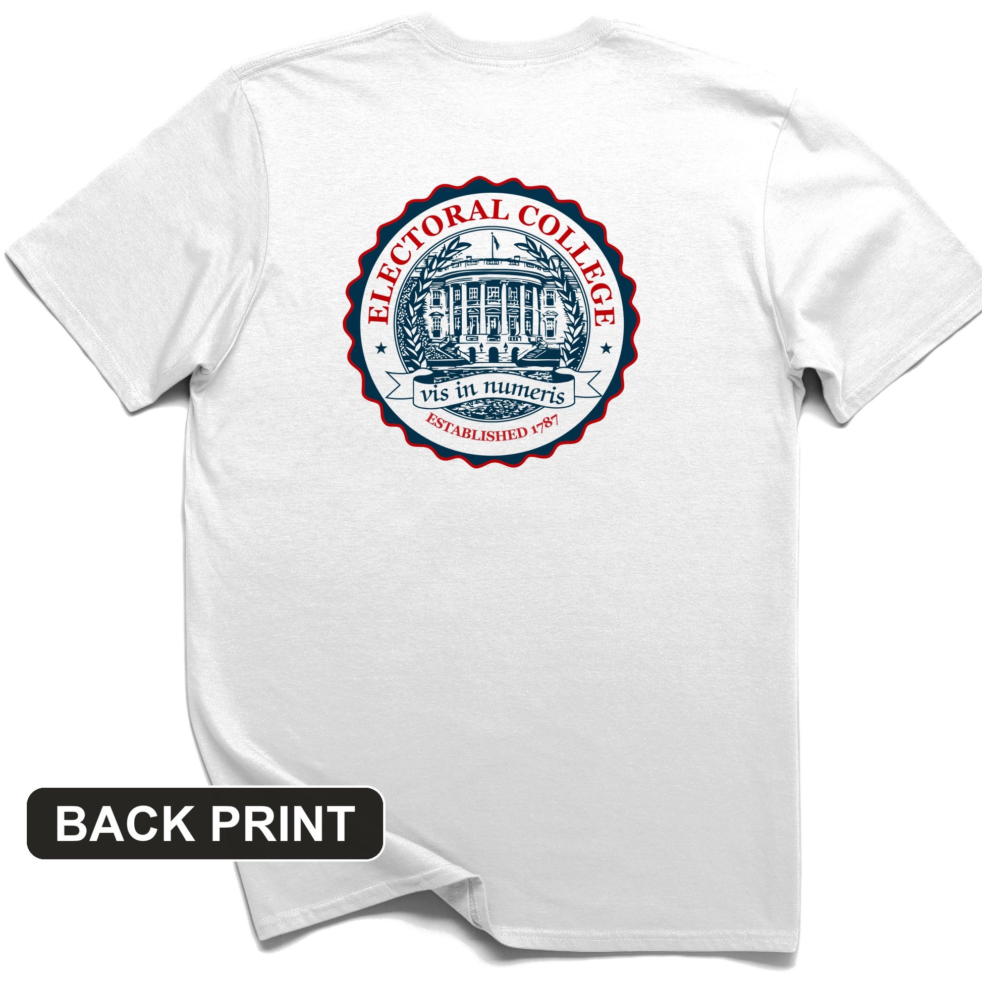 Electoral College Back Print T-Shirt