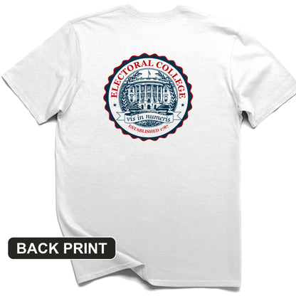 Electoral College Back Print T-Shirt