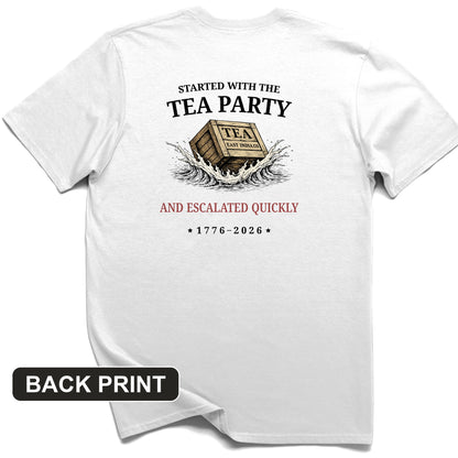 Escalated Quickly Back Print T-Shirt