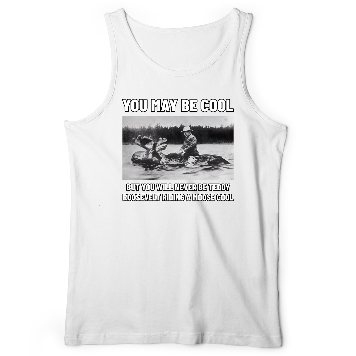 Teddy Riding Moose Tank