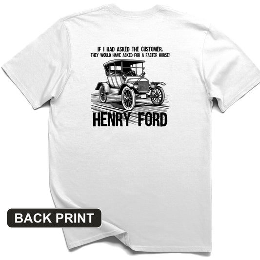 Faster Horse Back Print T-Shirt