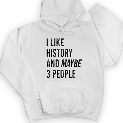 I Like History And Maybe 3 People Hoodie
