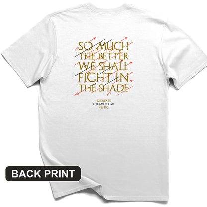 Fight In The Shade Back Print T-Shirt