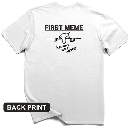 First Meme Back Print T-Shirt