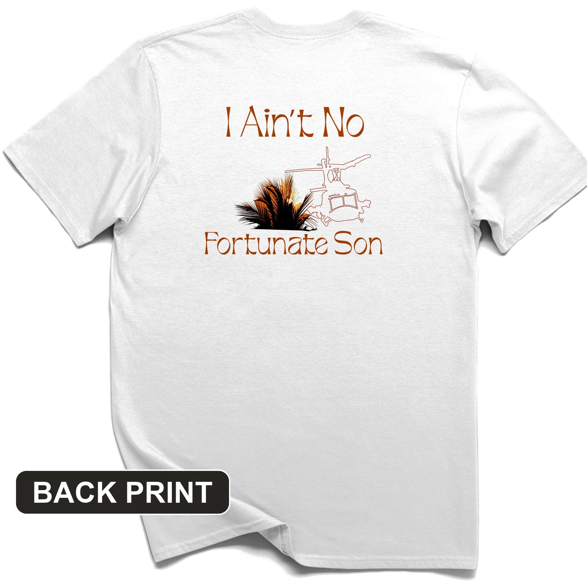 Fortunate Son Back Print T-Shirt