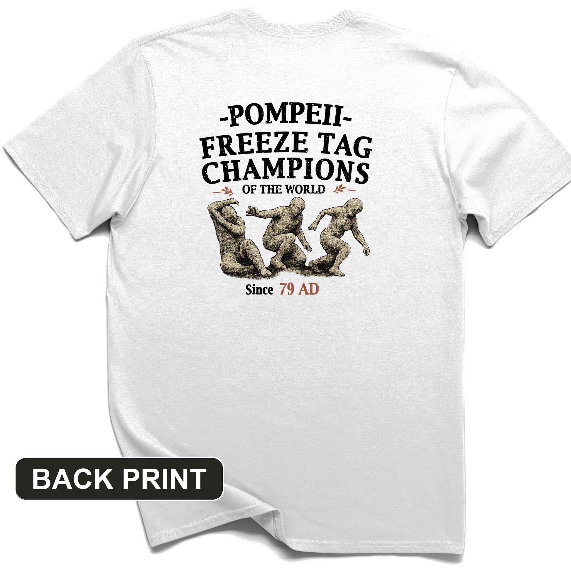 Freeze Tag Back Print T-Shirt