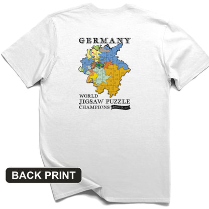 Germany Jigsaw Champion Back Print T-Shirt