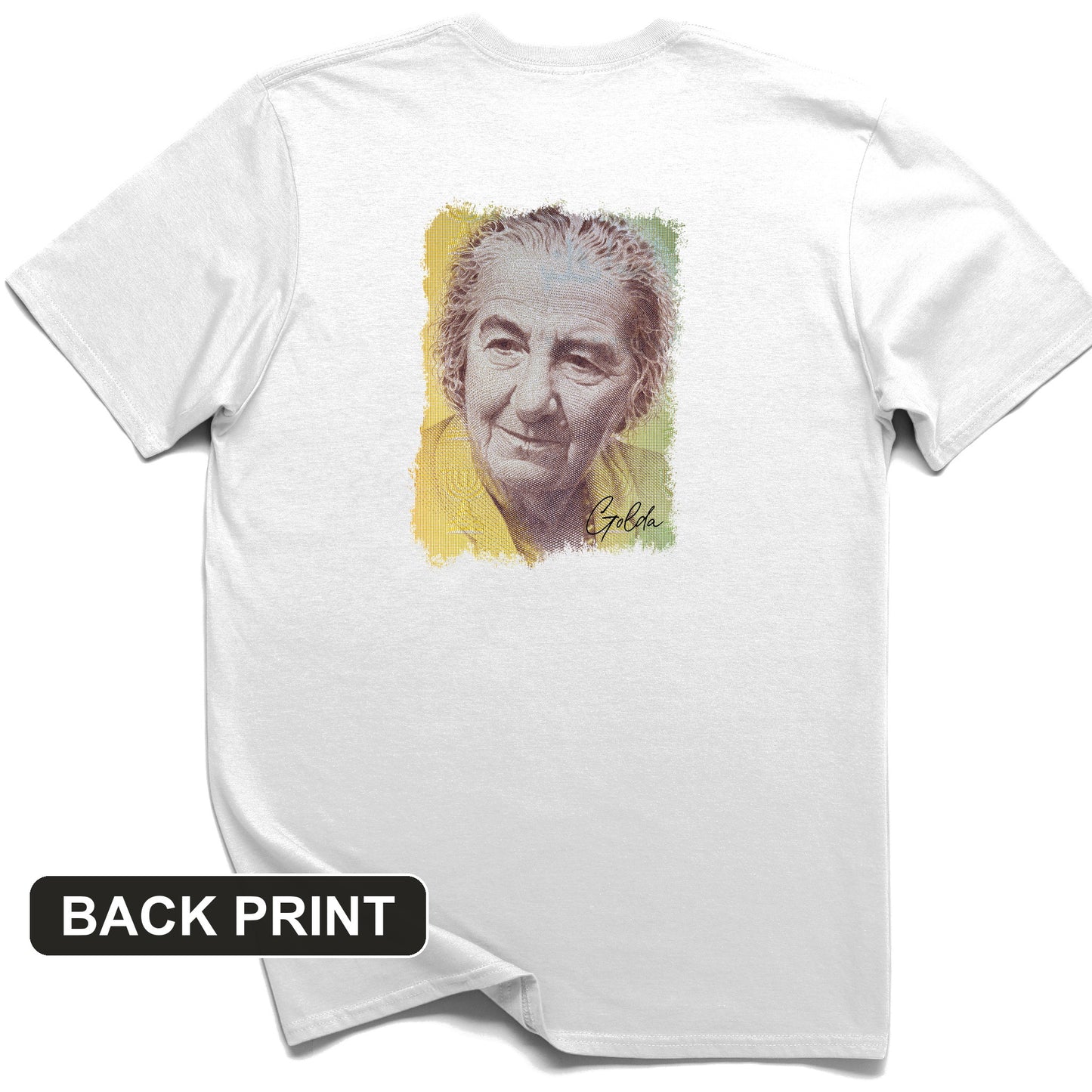 Golda Meir Back Print T-Shirt