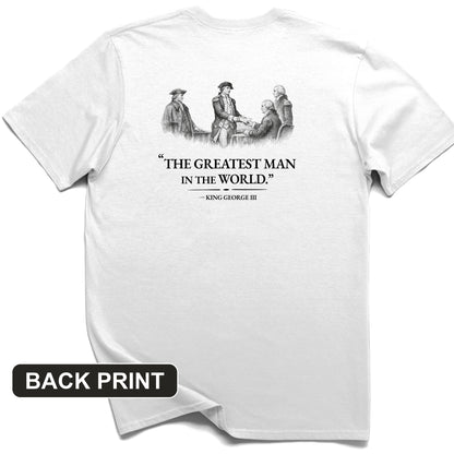 Greatest Man Back Print T-Shirt