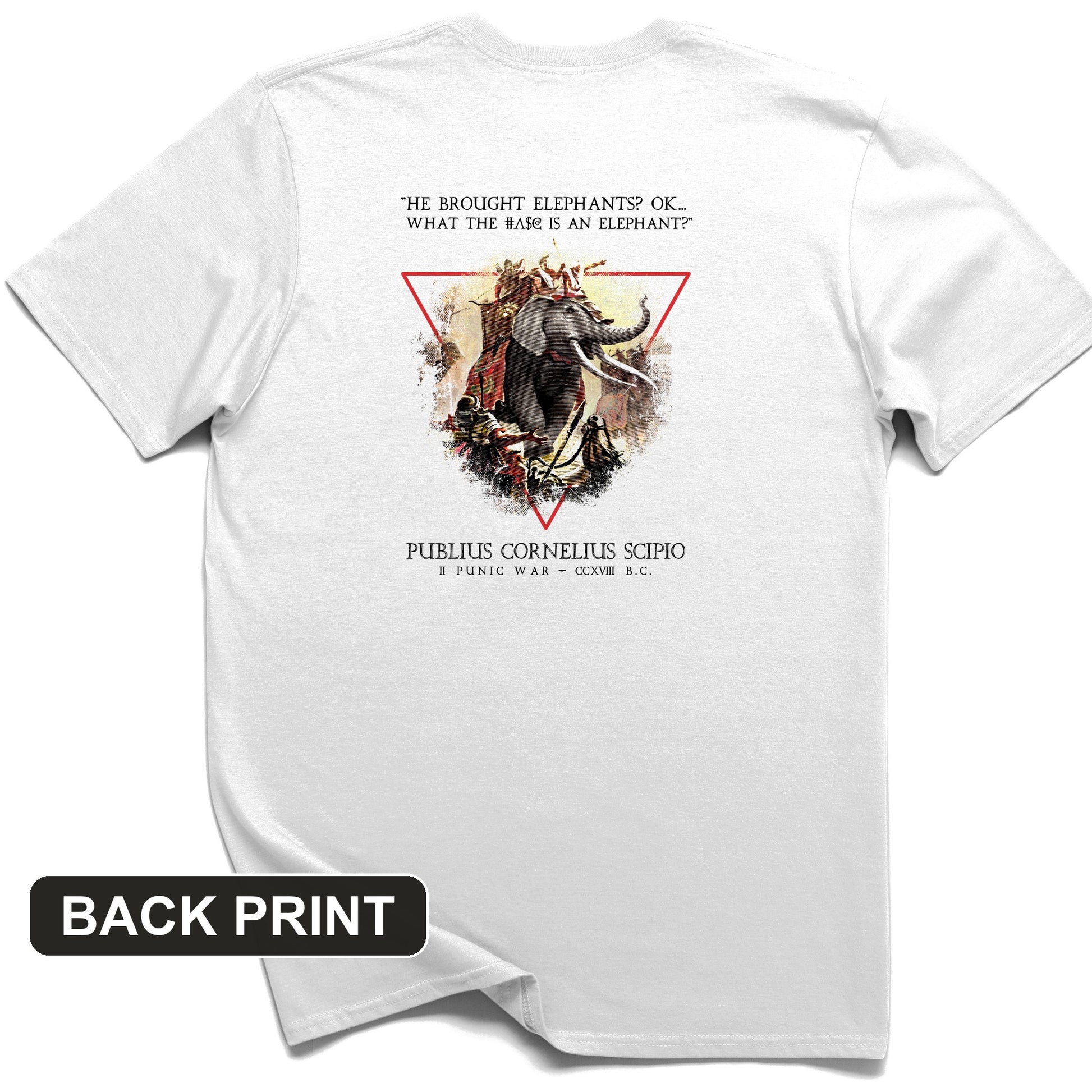 Hannibal Elephants Back Print T-Shirt