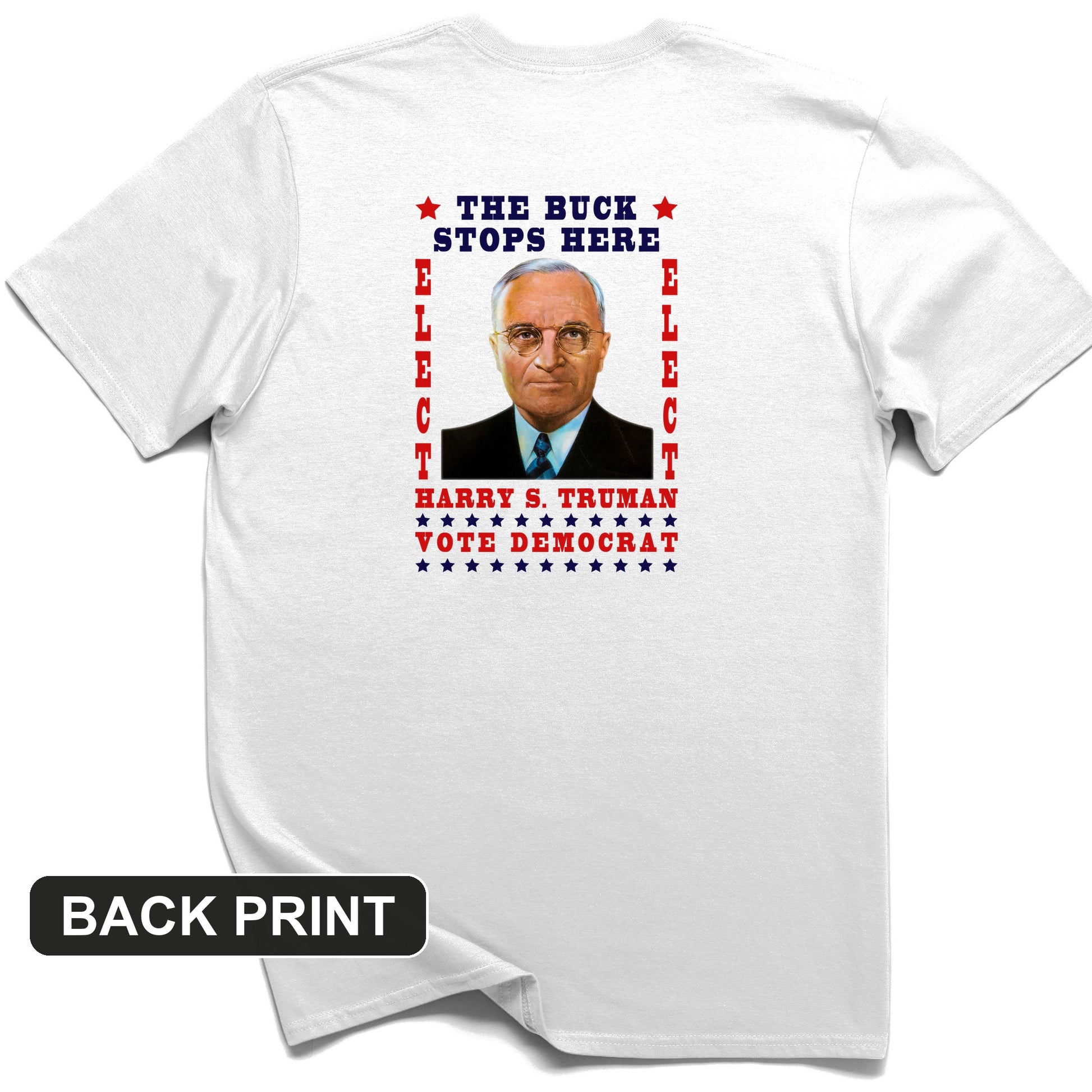 Harry Truman Back Print T-Shirt