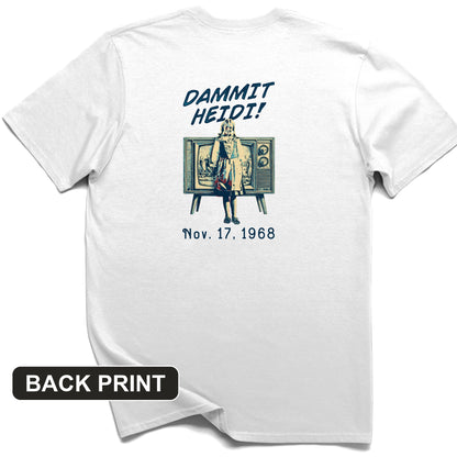 Heidi Bowl Back Print T-Shirt