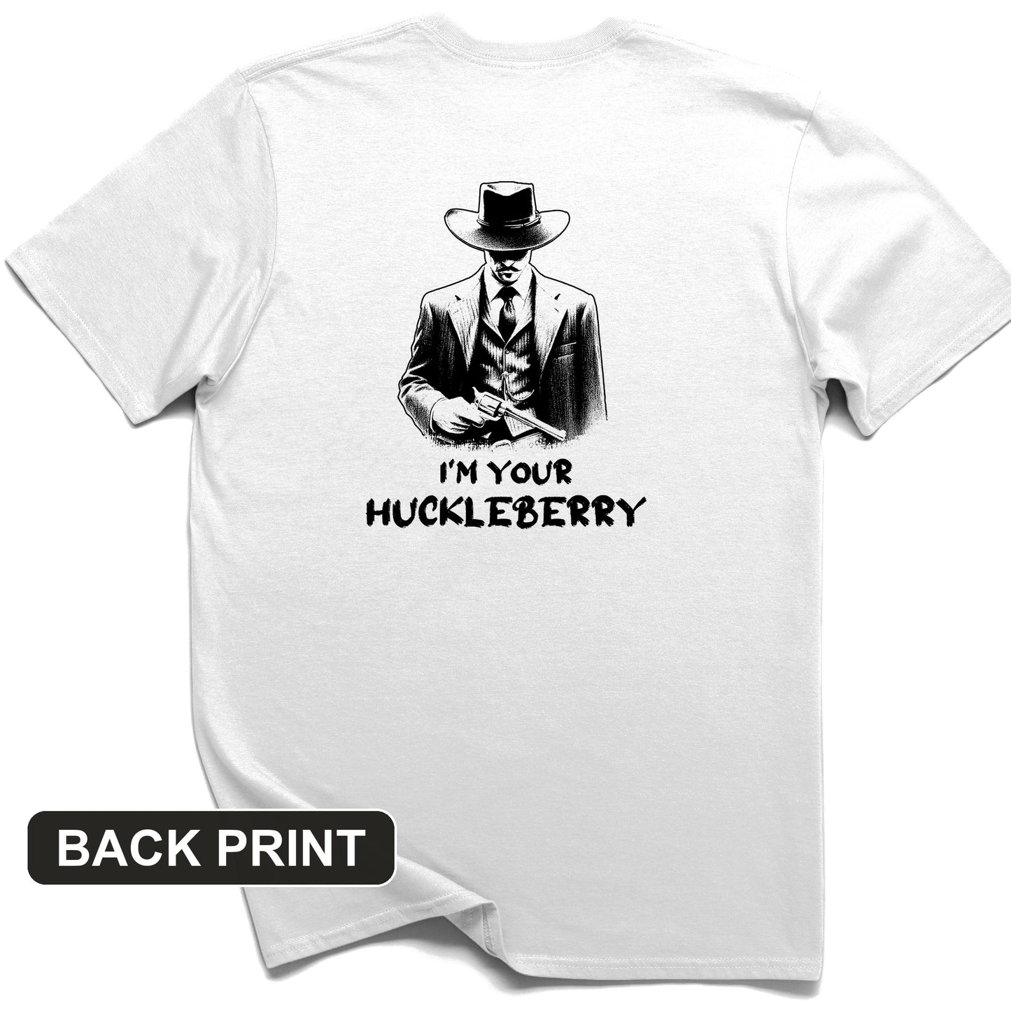 Huckleberry Back Print T-Shirt