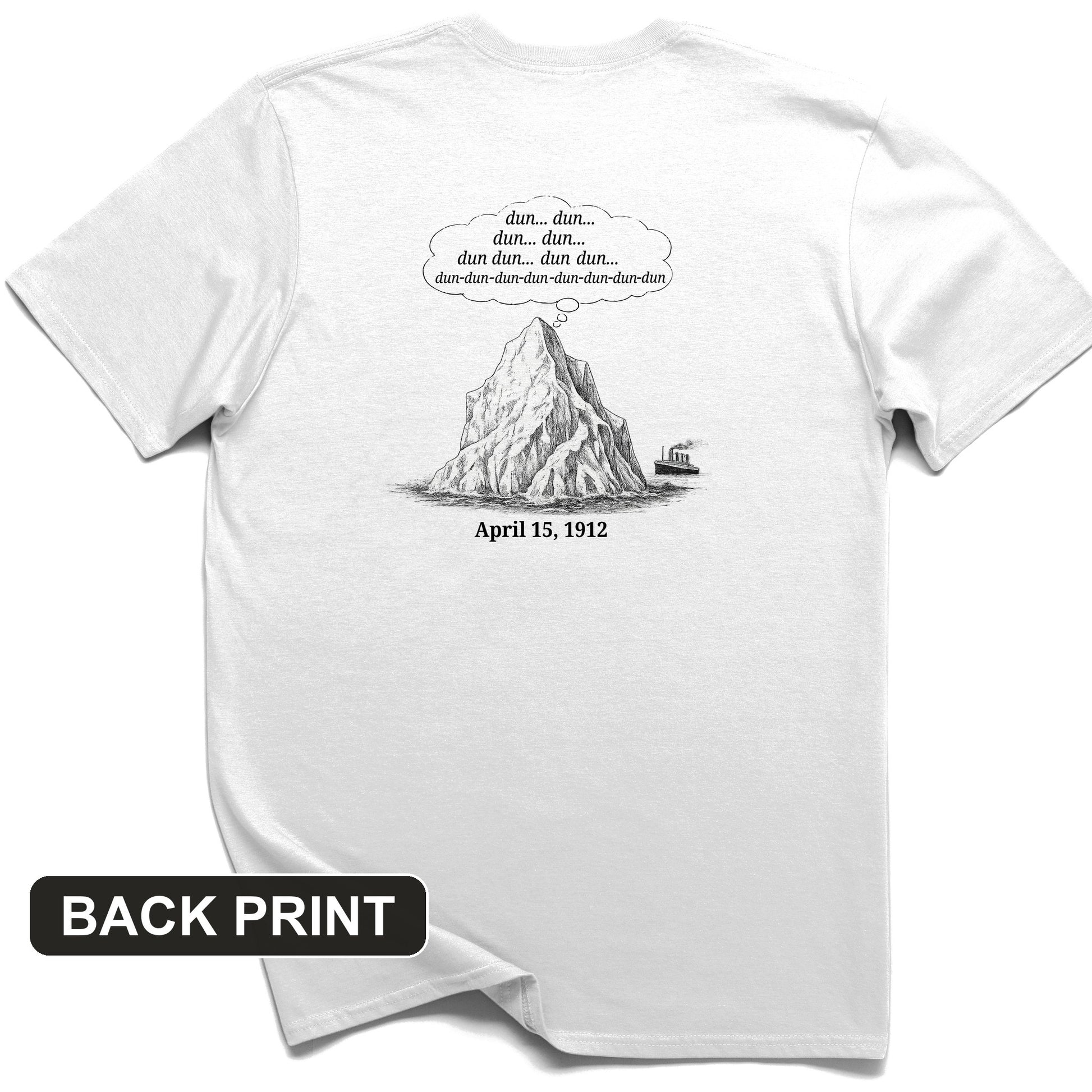 Iceberg Jaws Back Print T-Shirt