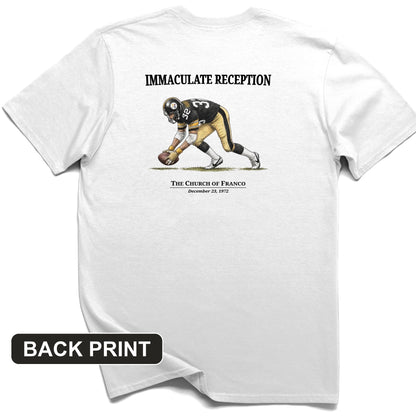 Immaculate Reception Back Print T-Shirt