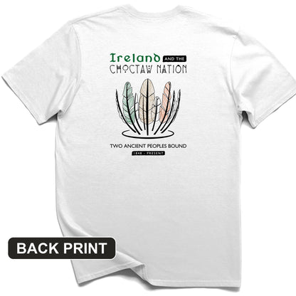 Irish-Choctaw Friendship Back Print T-Shirt