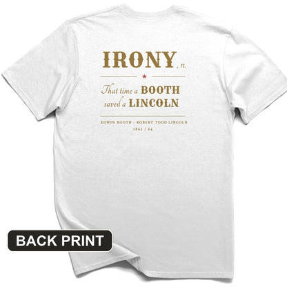 Irony Back Print T-Shirt