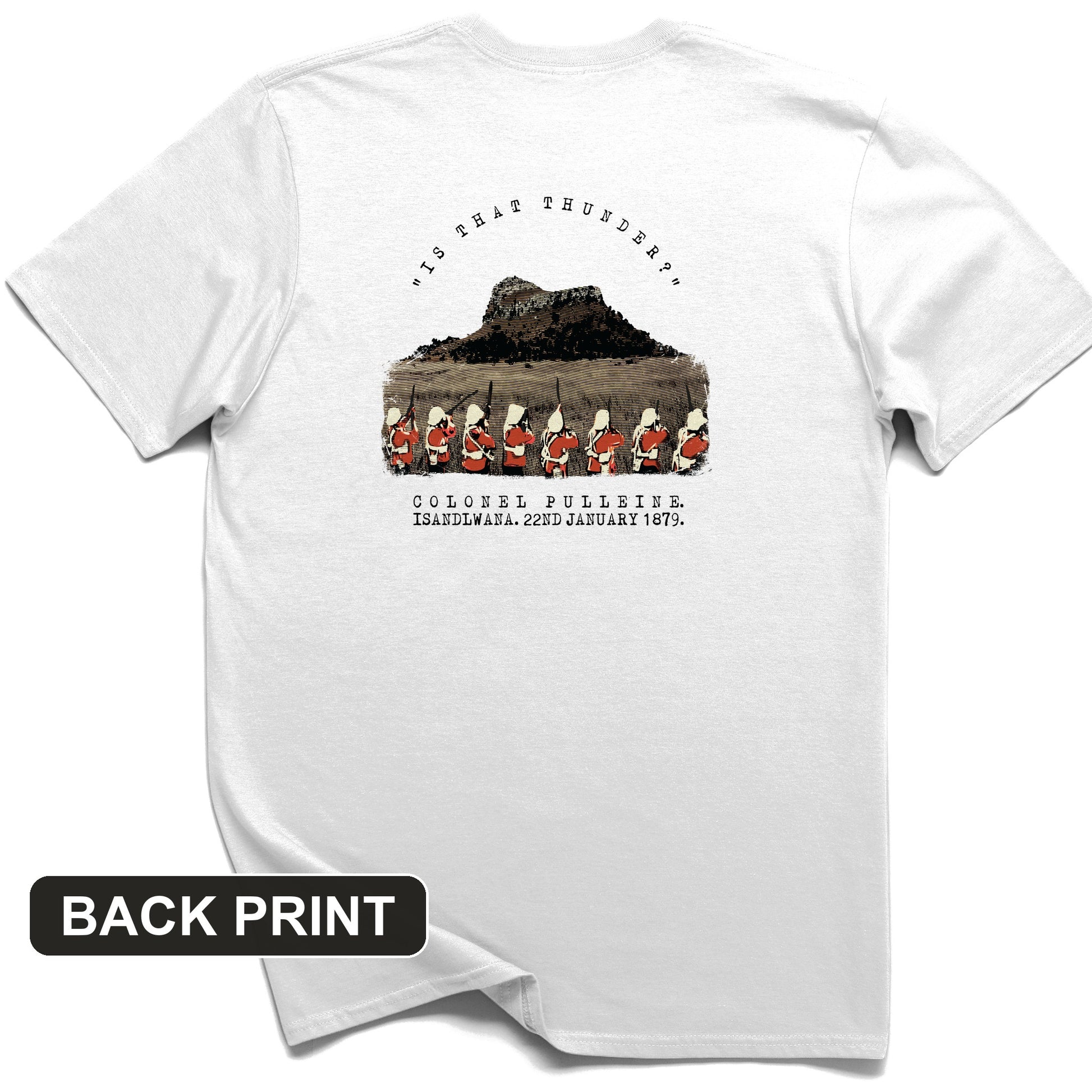 Isandlwana Back Print T-Shirt