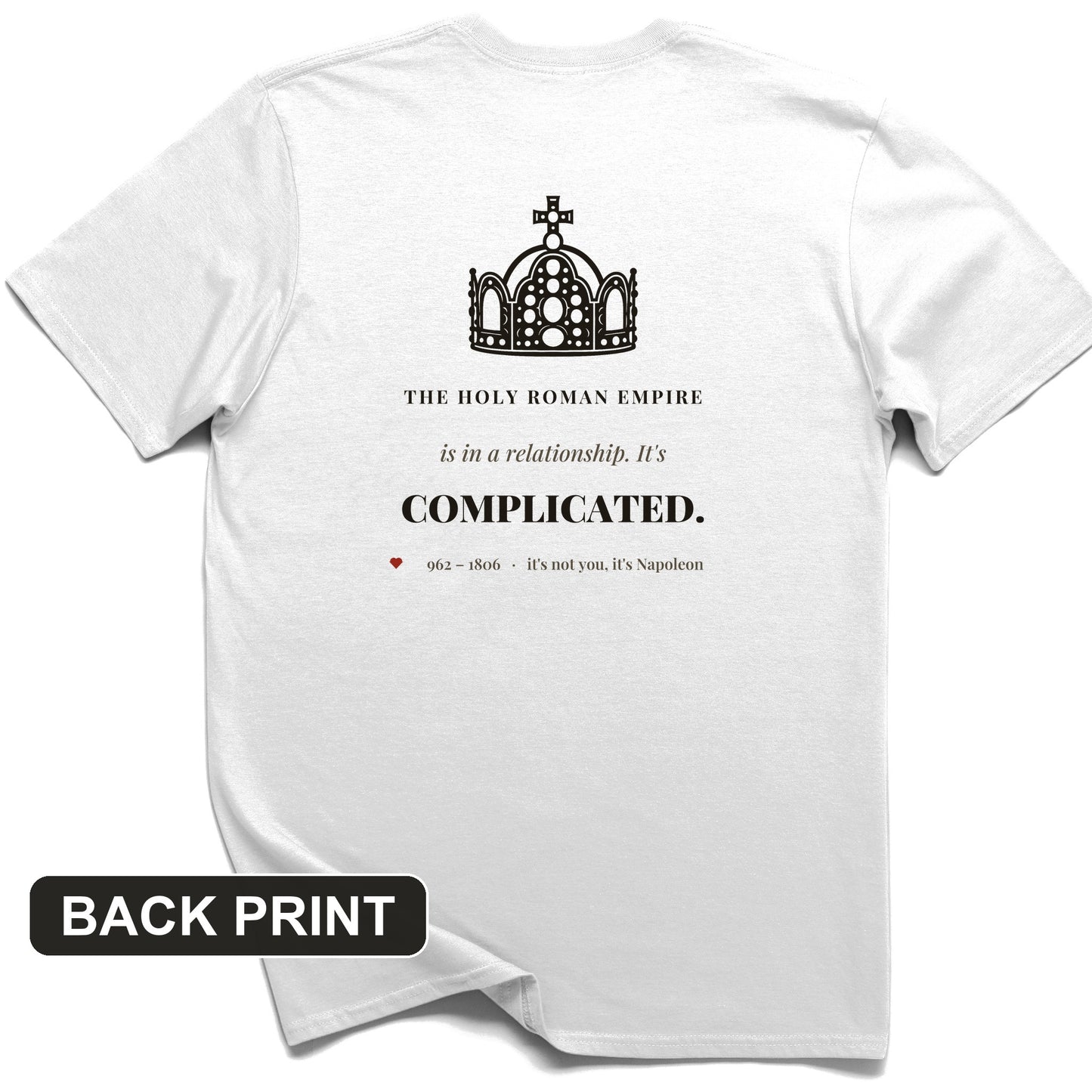 Its Complicated Back Print T-Shirt