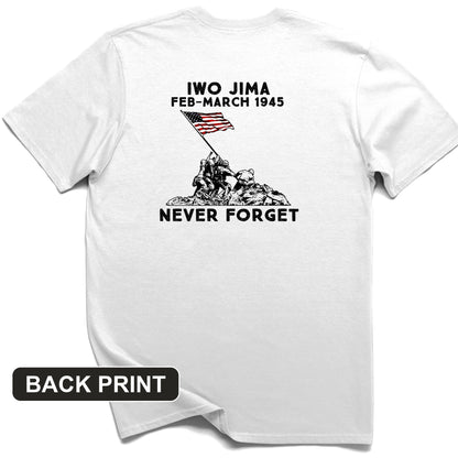 Iwo Jima Back Print T-Shirt