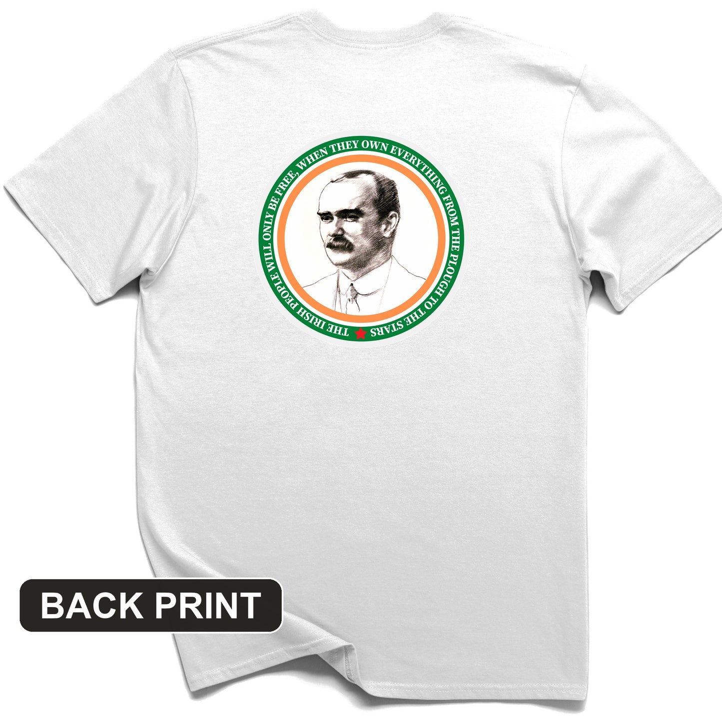 James Connolly Back Print T-Shirt