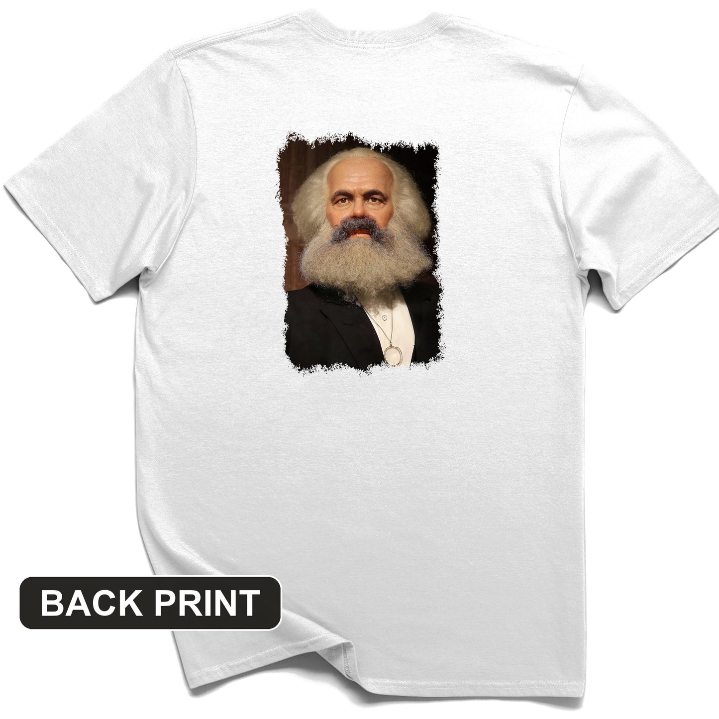 Karl Marx Back Print T-Shirt