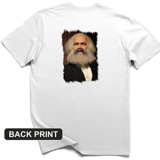 Karl Marx Back Print T-Shirt