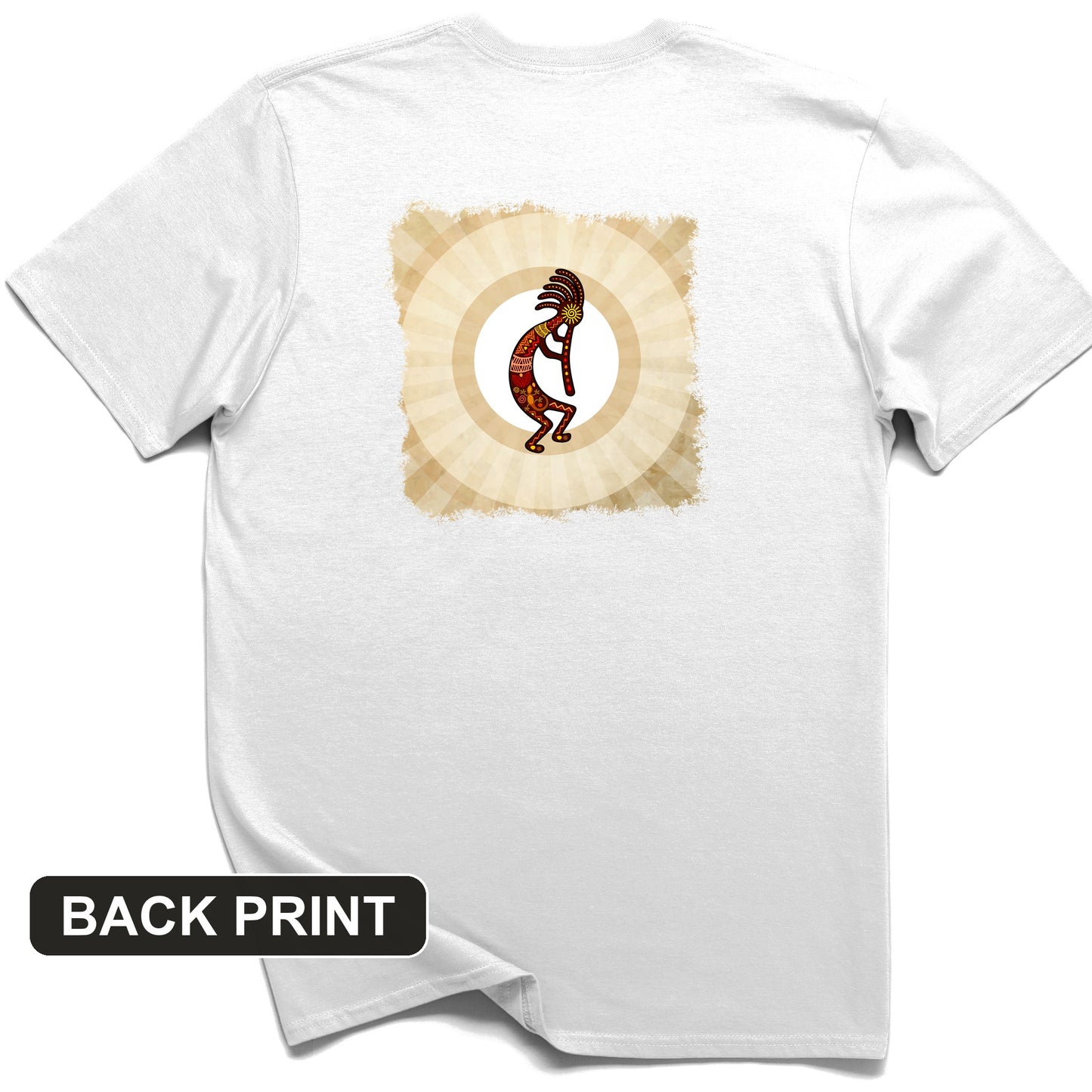 Kokopelli Back Print T-Shirt