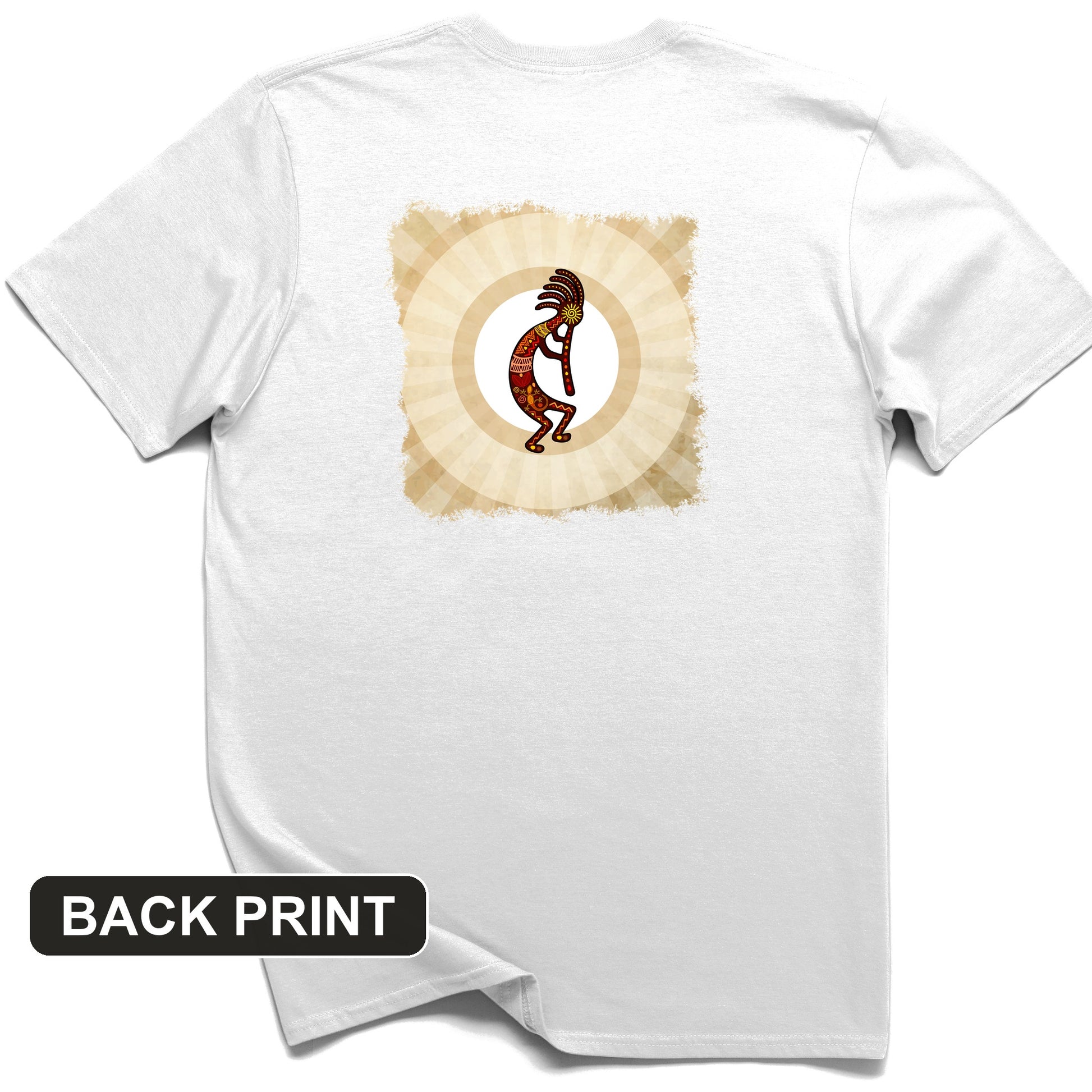 Kokopelli Back Print T-Shirt