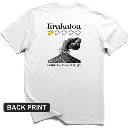Krakatoa 1 Star Back Print T-Shirt