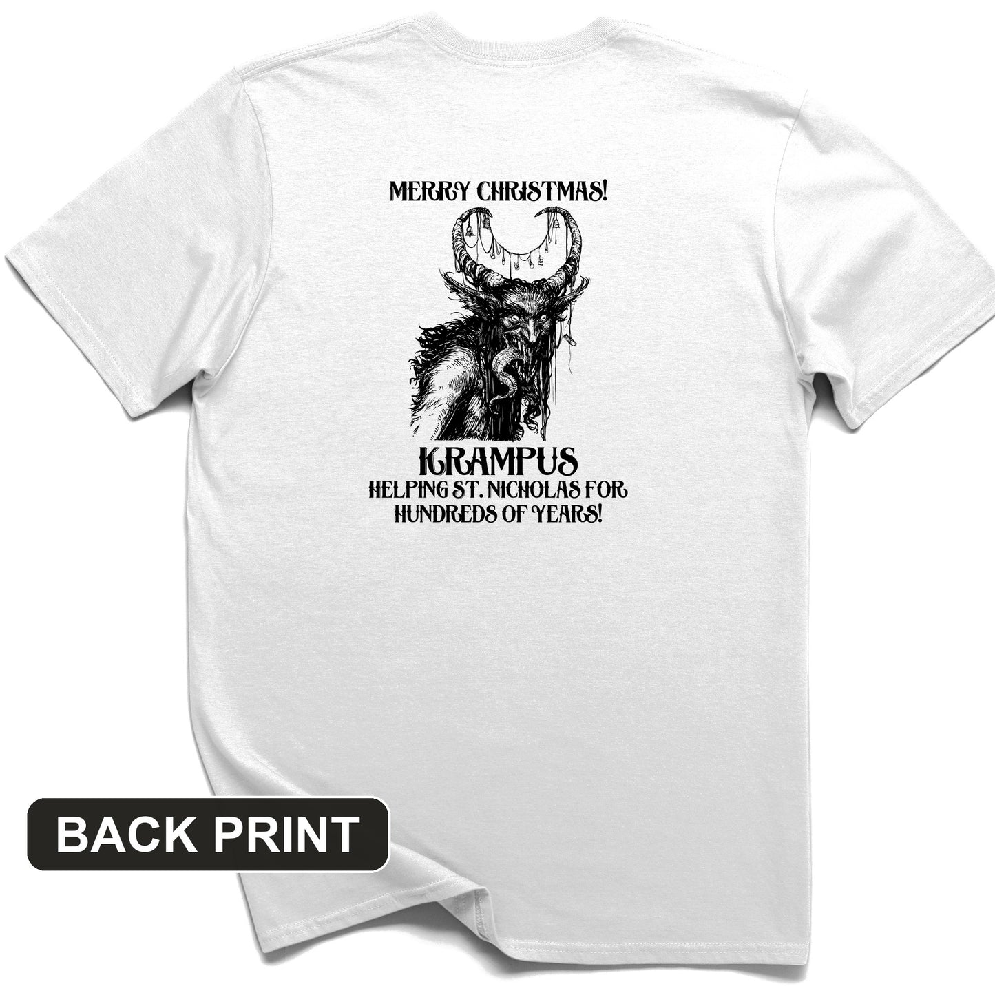 Krampus Back Print T-Shirt