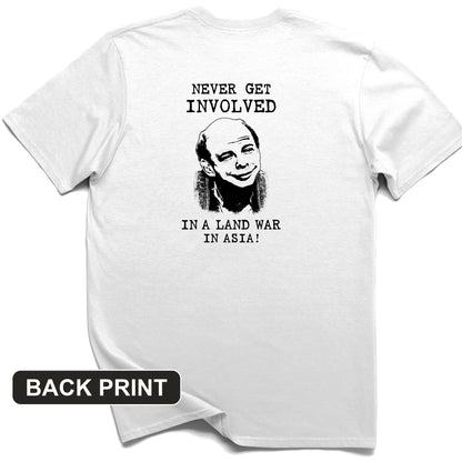 Land War In Asia Back Print T-Shirt
