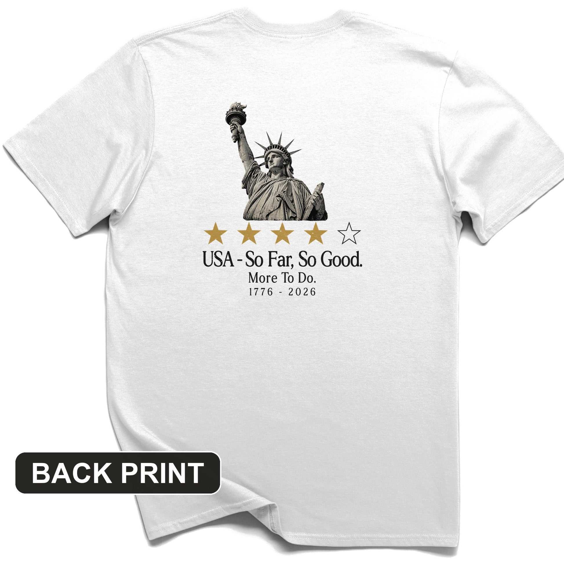 Liberty So Far So Good Back Print T-Shirt
