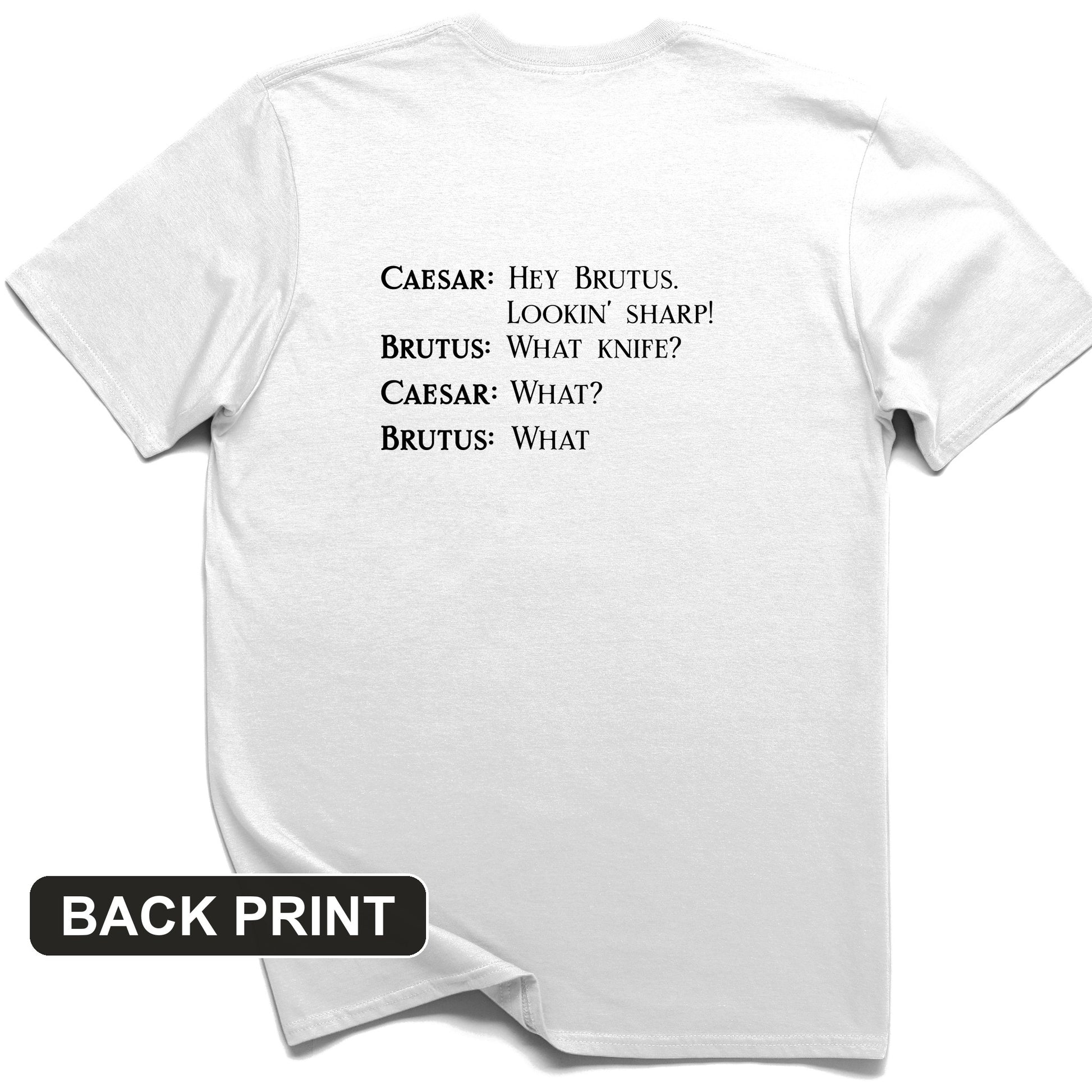 Lookin Sharp Back Print T-Shirt