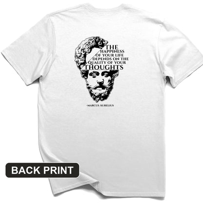 Marcus Aurelius Back Print T-Shirt